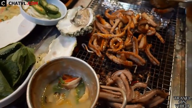 Korean seafood with Abalone and Rockfish - Korean travel