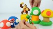 MARIO BROS Play Doh Surprise Eggs Playdough Videos for Children SUPER MARIO BROS Toys