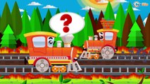 Cars & Trains cartoons for kids | Toddlers learn colors with Train | Learning cartoon for children
