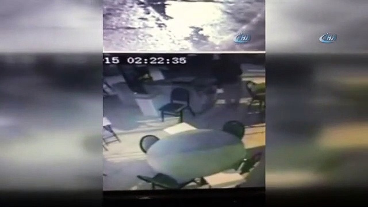 Hırdavat Dükkanında Hırsızlık Anı Güvenlik Kamerasında