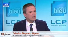 Nicolas Dupont-Aignan : «Voter utile, c’est voter inutile»