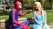 Spiderman vs Joker vs Frozen Elsa - Farting Valentines day - Fun Superhero Movie in Real