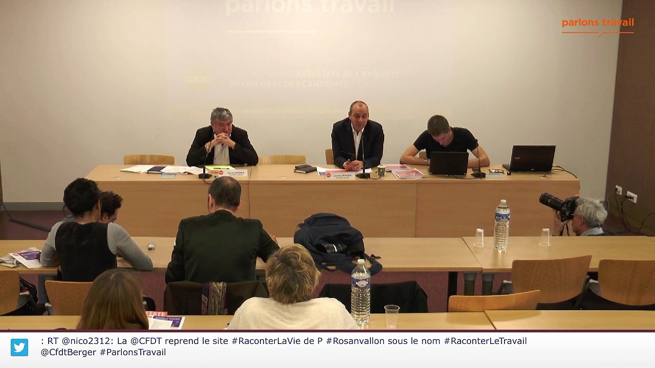 [Replay] Conférence de presse des résultats de Parlons Travail