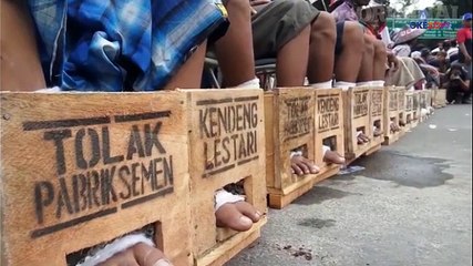 Warga Kendeng Kembali Gelar Aksi Semen Kaki Jilid Dua