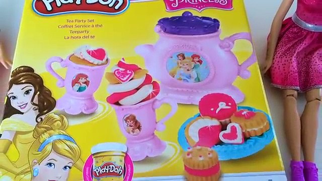 PLAY DOH Sofia The First Tea Party Set Disney Princess Royal Playdough Toy Videos by DCTC