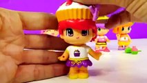 Play Doh Tattoos Pinypon Cupcake Cuties Famosa Mix Match Children Toys Plastilina Tatuajes