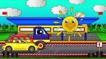 Cars cartoons. Learn numbers with  Helpy the truck. Ca ht6uh65