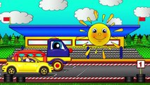 Cars cartoons. Learn numbers with  Helpy the truck. Ca dbgsrfgbr