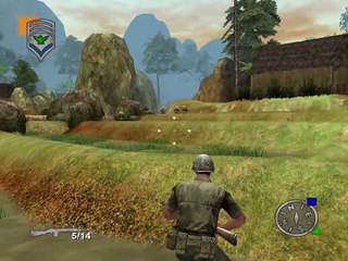 Shellshock  Nam '67  Walkthrough on Hard - Mission 2 - Hearts and Minds