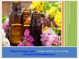 Buy Essential Oil Online from Leading Manufacturer - Natural Therapy India