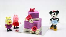 Peppa Pig Play Doh Birthday Cake Dough Happy B-Day Muddy Puddles Toys Pastel de Cumpleaños