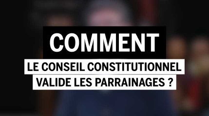 Comment les parrainages sont validés par le Conseil Constitutionnel