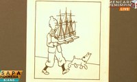 Gambar Langka Tokoh Tintin akan Dilelang di Paris