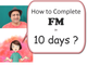 FM Paper Secret Leaked. Tips to Complete Financial Management in 10 days. Be FM topper