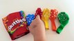Learn Colors with Skittles Candy Balloons Finger Family Songs for Children, Toddlers and B