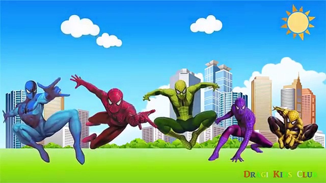 Finger Family Spiderman | Spider Man Finger Family Songs | Kids Songs | Popular Nursery Rhymes