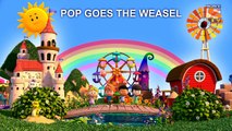 Pop Goes The Weasel (HD with Lyrics) - Popular Nursery Rhymes by EFlashApps