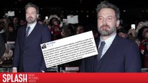 Ben Affleck a suivi une cure contre une dépendance à l'alcool