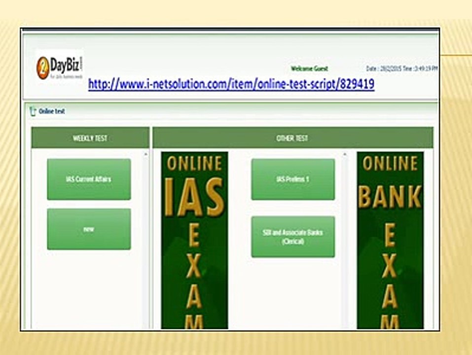 PHP online test script - i-netsolution