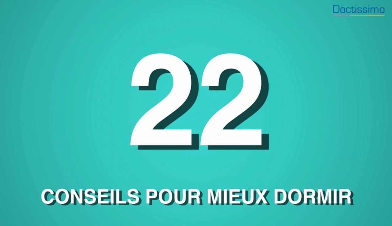 22 conseils pour bien dormir