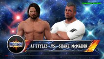 WWE 2K17 AJ Styles Vs Shane McMahon Wrestlemania 33