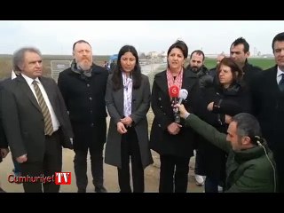 HDP'li vekiller Edirne Cezaevi önünden AYM'ye seslendi: Üzerinizde baskı mı var?