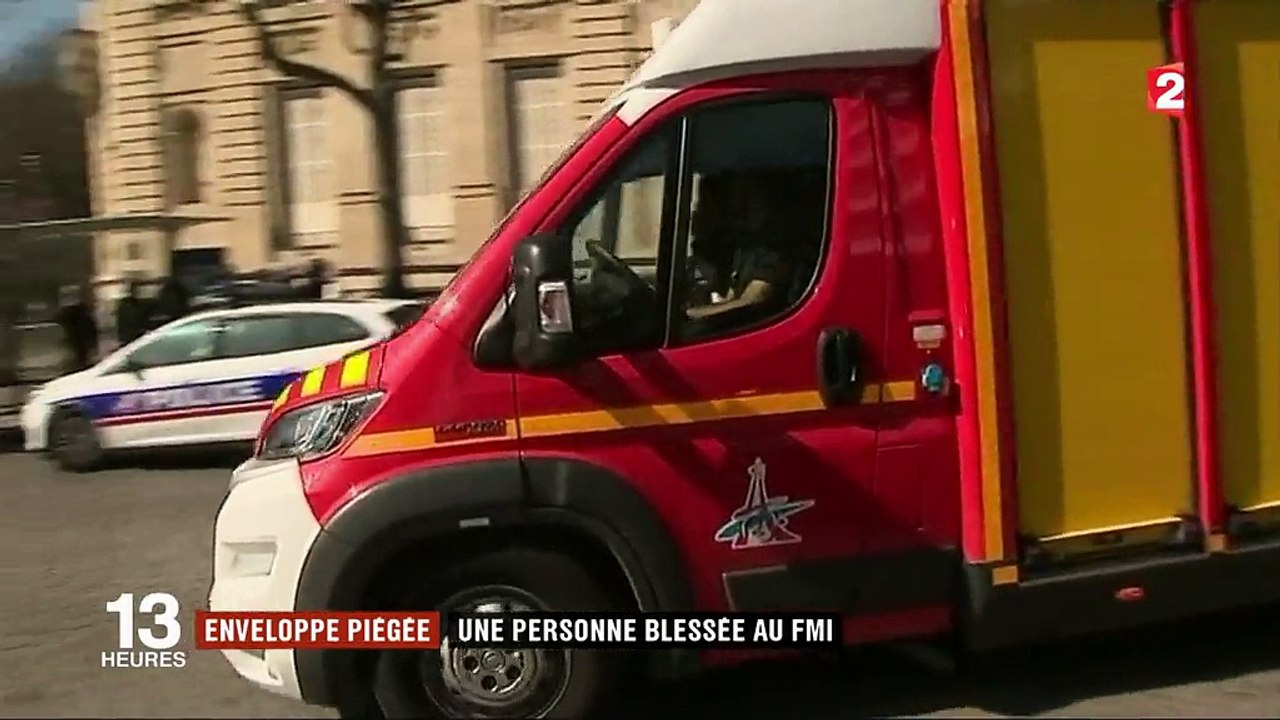 Enveloppe piégée : une personne blessée au FMI