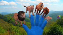 Lion Vs Elephant Finger Family Nursery Rhymes | Lion Attacking Elephant Finger Family Rhym