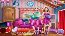 Pregnant Elsa & Pregnant Rapunzel Bffs Princess Baby Birth Preparations Video Games !