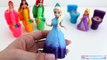 Play Doh Sparkle Disney Princess Rainbow Mermaid Dresses Toilet Potty RainbowLearning