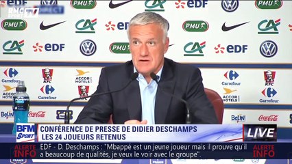 Didier Deschamps - "Thauvin peut faire les différences"