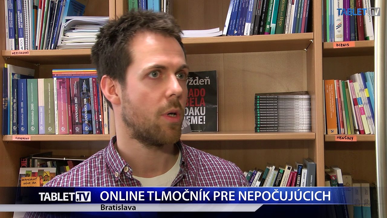Nepočujúci už druhý rok využívajú služby online tlmočníka