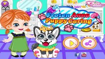 Frozen Anna Puppy Caring - Disney Princess Pet Salon Game for Kids