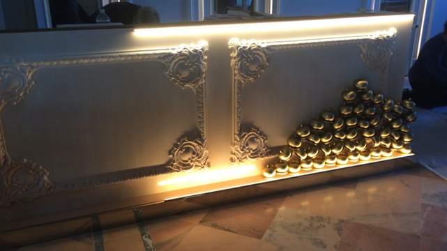 Visite de L'hôtel de luxe L'Hermitage-Barrière qui termine sa rénovation