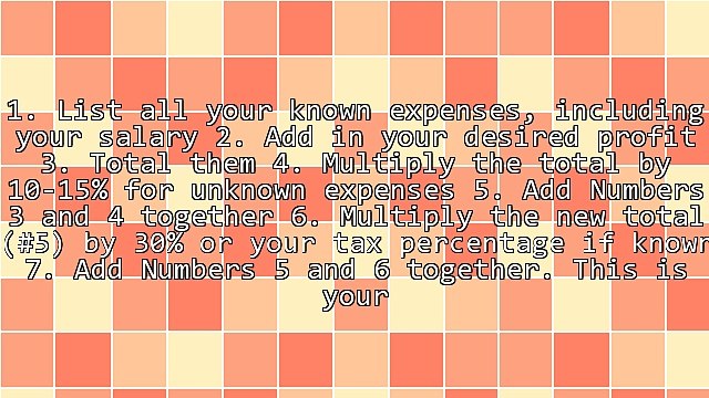 7 Step Revenue Planning and How to Ensure Profitability