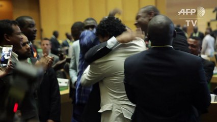 Le Malgache Ahmad Ahmad nouveau patron du foot africain