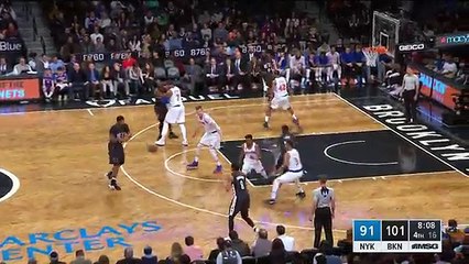 Kristaps Porzingis Says NOT ON MY BLOCK - 03.12.17