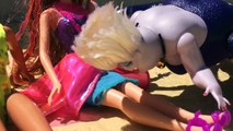 Barbie Anger Management with Spiderman and Frozen Disney Princess Anna ✯ Barbie Video Disn