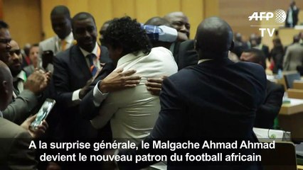 Le Malgache Ahmad Ahmad nouveau patron du foot africain