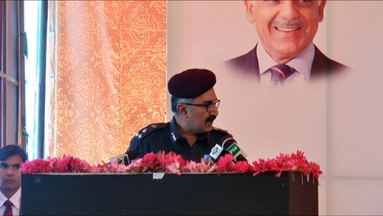 CM Punjab and Prime Minister attending seminar in IG office