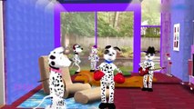 Dog Cartoons Singing Finger Family Children Nursery Rhymes | Dog Finger Family Rhymes