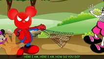 Mickey Mouse Spiderman, Ironman Vs Zombies Club House Adventure Finger Family Song!