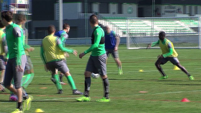 Les Verts préparent le déplacement à Dijon