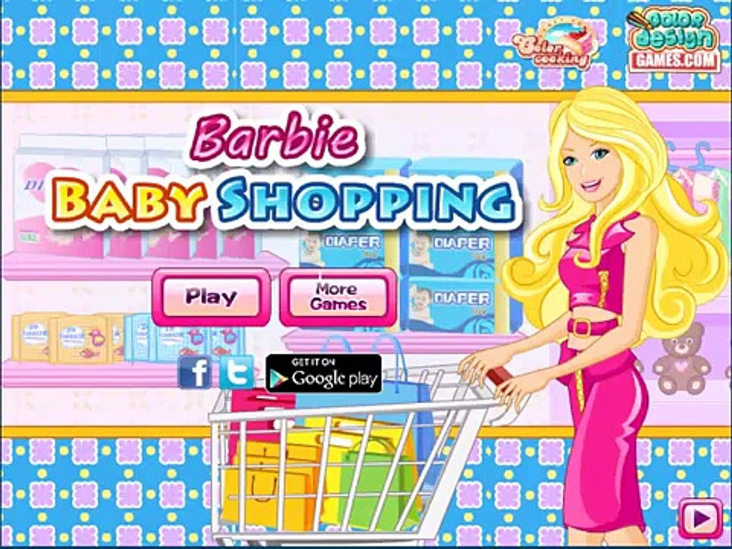 barbie wedding shopping games