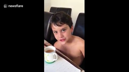 Confident five-year-old boy informs mum that he's dating a teenager