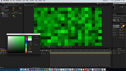 After Effects Tutorial - How To Create An Animated Pixelated Background