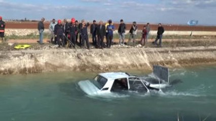 Sürücüsü Kalp Krizi Geçiren Otomobil Sulama Kanalına Uçtu