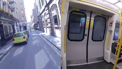 Il va défier le métro sur une course de vitesse...