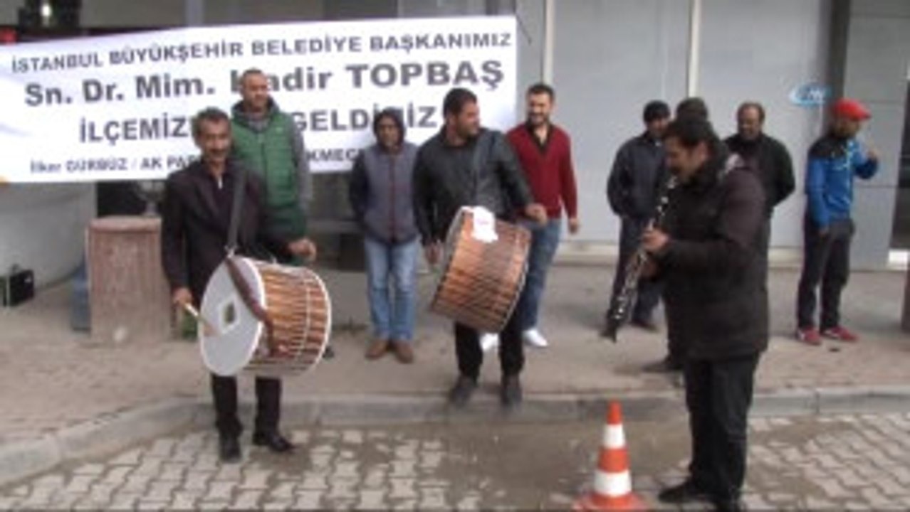 Başkan Topbaş'a Davullu Zurnalı Karşılama