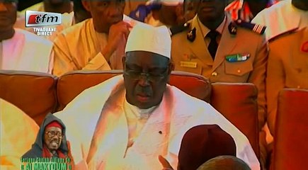 Vidéo - Macky Sall à Tivaouane: "son décèes est une immense pour, non pas pour le Sénégal, mais pour le monde entier..."